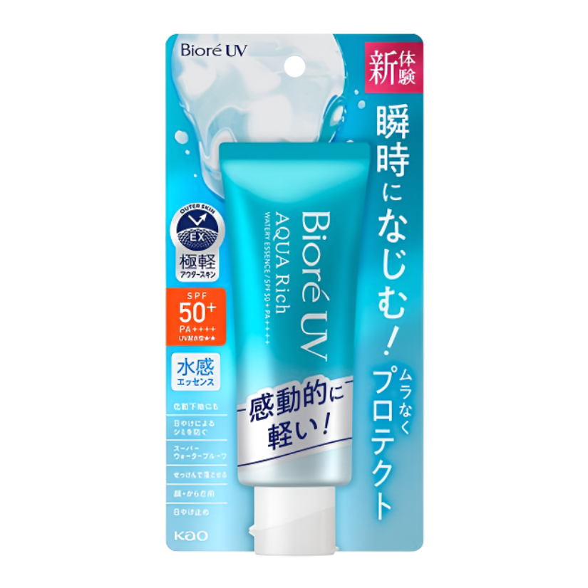 비오레 UV 아쿠아 리치 워터리 에센스 선크림 70g 일본 선크림