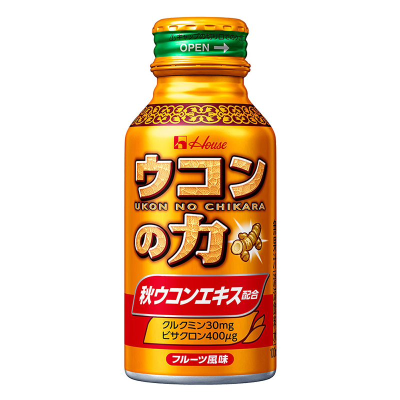 일본 하우스 우콘노 치카라 강황의 힘 후르츠풍미 100ml 숙취해소제